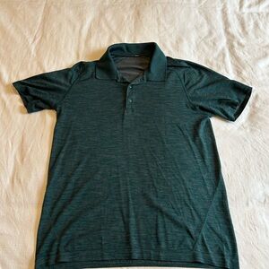 Lululemon Athletica Dark Green Polo Shirt